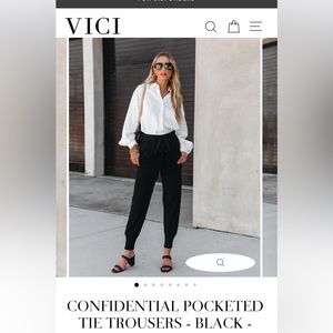 *NWT* TIE WAIST JOGGERS